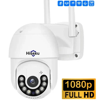 2Мп WiFi IP-камера видеонаблюдения поворотная Hiseeu 3,6мм FullHD