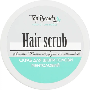 Пілінг для шкіри голови ментоловий Top Beauty Hair Scrub 250 мл