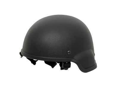 Страйкбольный шлем MICH 2000 версия "light" – BLACK [8FIELDS] (для страйкбола)