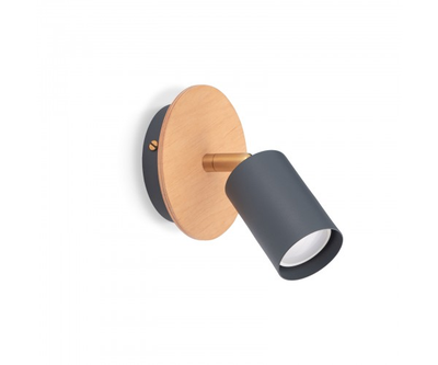 Настенный светильник Wood Spot Solo Grey (Nowowood Line)