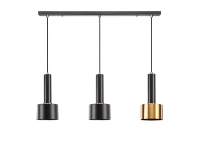 Підвіси на планці Barrel 2C Black/Gold (Tube Line)