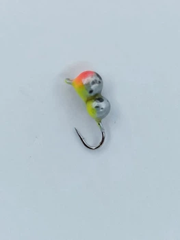 Мормишка вольфр. Start Fishing Мур.мел грань вушко фарб. колір 3 гач.№ 18 3,0* 2,5 мм 0,4 г 034-032