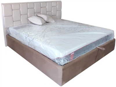 Кровать Двуспальная Royal Premium 140 х 190 см Simple С дополнительной металлической цельносварной рамой Айвори