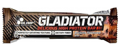 Baton proteinowy Olimp Gladiator High Protein Bar 60 g Brownie (5901330073397)