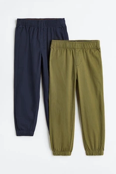 Набор джоггеров синие зеленые 2шт H&M 134см (400095813)