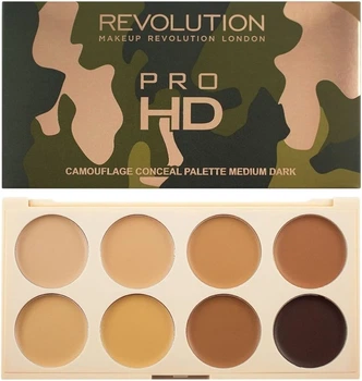 Палітра коректорів Makeup Revolution Ultra Pro HD Camouflage Palette - Medium Dark