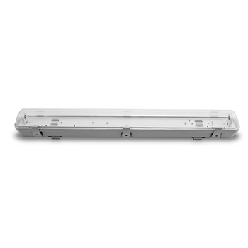 LED Світильник для ламп T8x2 655х115х86mm білий [4260410487365] LH2-LED-T8(0.6) EUROLAMP