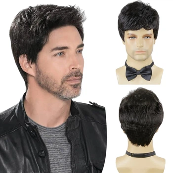 Парик мужской короткий Natural Black