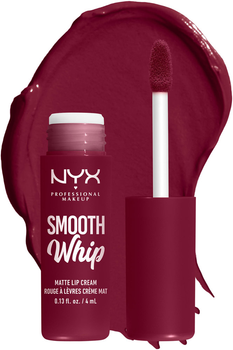 Рідка матова помада-крем для губ NYX Professional Makeup Smooth WHip 15 Chocolate Mousse 4 мл (800897136192)