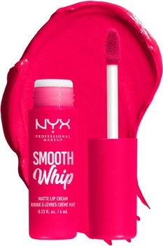 Рідка матова помада-крем для губ NYX Professional Makeup Smooth WHip 10 Pillow Fight 4 мл (800897131203)
