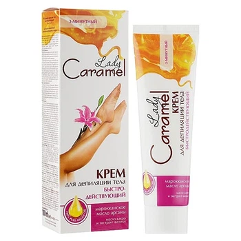 Крем для депіляції тіла Lady Caramel швидкодіючий 3-х хвилинний