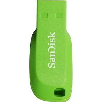 Флеш-накопитель Sandisk Flash USB 2.0 Cruzer Blade 16Gb Green Electric (SDCZ50C-016G-B35GE)