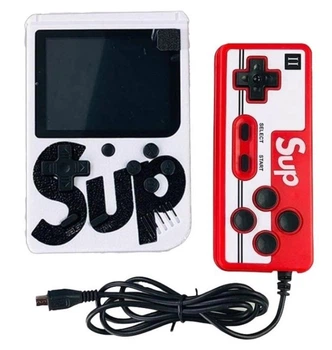 Портативна ігрова консоль із джойстиком GAME SUP 8283 500 ігор white/red