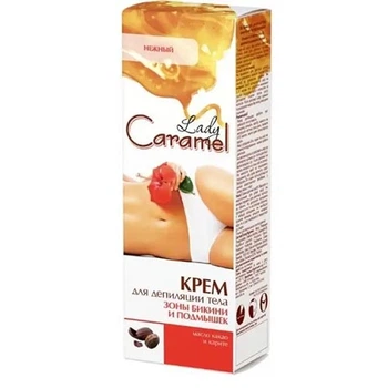 Крем для депіляції тіла Зони бікіні та пахв Lady Caramel 100 мл