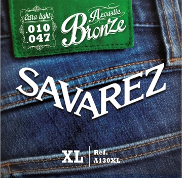 Струни для акустичної гітари Savarez Acoustic A130XL Bronze .010/.047 (126215)