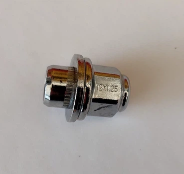 Гайка колеса Walline Nissan М12х1,25x37,5 з шайбой ключ 21