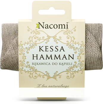 Рукавиця для купання Nacomi Kessa Hammam натуральний льон (5901878687223)