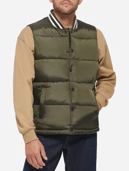 Теплий жилет чоловічий Levi`s 21331587 2XL Зелений (1159794828)