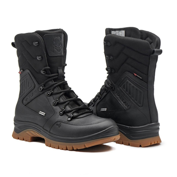 Берцы зимние тактические кожаные с мембраной Gore-Tex PAV Style Lab HARLAN 805 р.37 25см чорные (456222284547) 38
