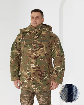 Бушлат зимний Кордон-6 рипстоп мультикам с подкладкой Omni-Heat, мужская зимняя камуфляжная куртка 50