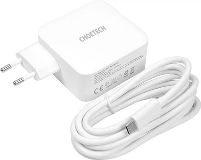 Зарядний пристрій CHOETECH GaN 2xUSB Type-C 100W, PD (PD6008)