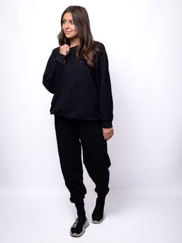 Світшот жіночий MODAGI Sweatshirt A22 One size Чорний (5904996500764)