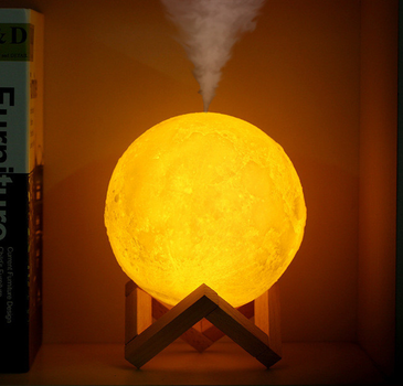 Увлажнитель воздуха Humidifier 3D Moon Lamp Light Diffuser в форме луны