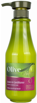Odżywka do włosów Frulatte Olive Leave-In Conditioner bez spłukiwania z organiczną oliwą z oliwek 500 ml (7290114146463)