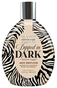 Крем для солярия Brown Sugar DIPPED IN DARK 400X ультратемный с усилителем яркости для татуировок на теле 400 мл