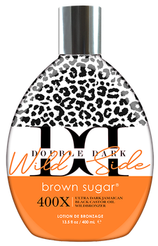 Крем для солярия Brown Sugar WILD SIDE 400X мгновенного действия с темными бронзантами 400 мл