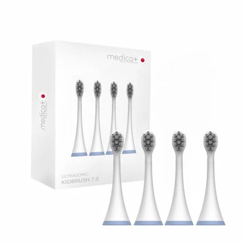 Насадки для звукової зубної щітки (4шт) MEDICA+ KidsBrush 7.0 Blue (Японія)