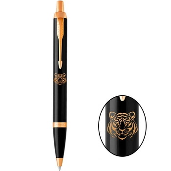 Ручка шариковая Parker IM Black GT BP Тигр 22032_Z101y