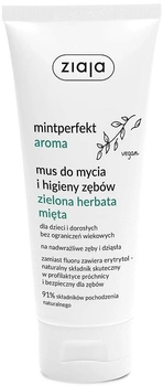 Мус для миття зубів та гігієни Ziaja Mintperfekt Aroma зелений чай з м'ятою 100 мл (5901887051046)