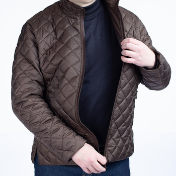 Куртка подстежка утеплитель универсальная для повседневной носки Brotherhood коричневая 58/170-176 (OPT-13501)