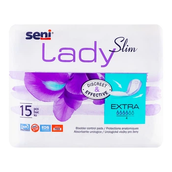 Урологические прокладки Seni Lady Slim Extra 15шт 4 капли