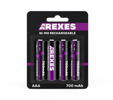 Аккумулятор Arexes 700 mAh Ni-Mh никель-металлогидридные 1.2v 10450 aaa
