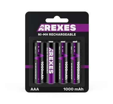 Аккумулятор Arexes 1000 mAh Ni-Mh никель-металлогидридные 1.2v 10450 aaa
