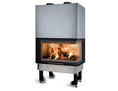 Каминная топка La Nordica Monoblocco 800 Angolo DX правое боковое стекло без рамы