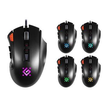 Мышь Defender (52917) Oversider GM-917 RGB,12 кнопок,12000dpi
