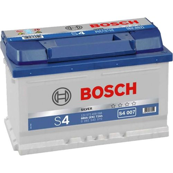 Аккумулятор автомобильный 72Ач 680А "+" справа BOSCH, 0092S40070