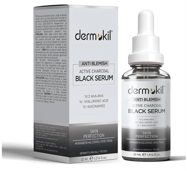 Serum do twarzy Dermokil Anti Blemish przeciw przebarwieniom z węglem aktywnym 30 ml (8697916016113)