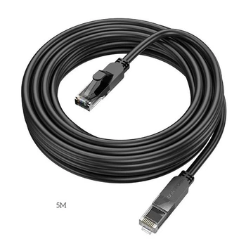Патч корд мережевий кабель LAN RJ45 Borofone BUS01 gigabit ethernet cable 5M 1Gbps САТ6