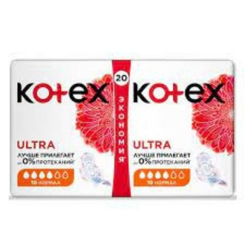 Гігієнічні прокладки Kotex Ultra Dry Normal (сіточка) 20 шт.