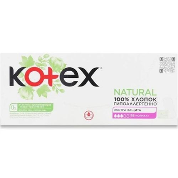 Прокладки щоденні Kotex Natural Extra Protect Normal 18 шт.