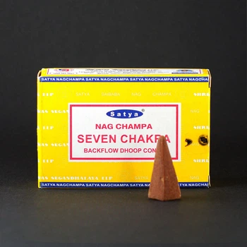 Конусы пули стелющийся дым Californian white sage back flow cones Satya 10 шт