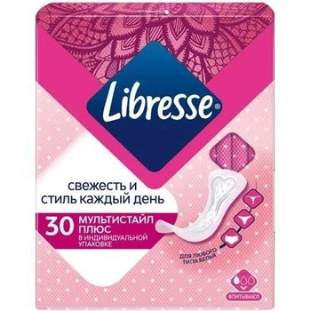 Щоденні прокладки Libresse Daily Multistyle 30 шт.