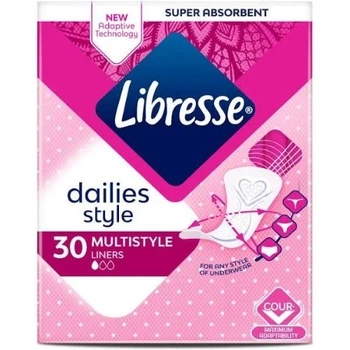 Щоденні прокладки Libresse Daily Fresh Plus Multistyle 30 шт