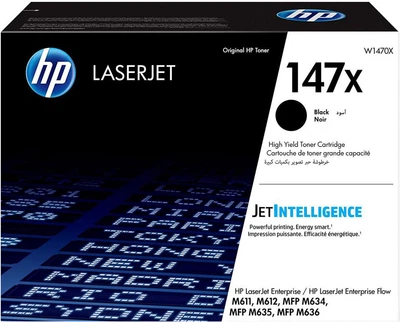 Тонер картридж HP 147X LaserJet MFP 611/612/635/636 Black (W1470X)