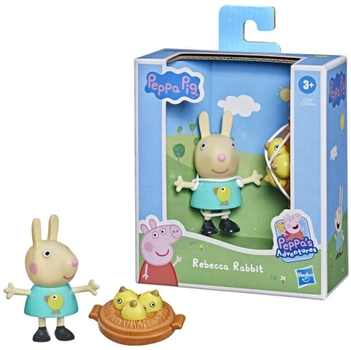 Figurka Hasbro Peppa Pig Peppa's Adventures Rebecca Rabit with Baby Chics (5010994101046)
