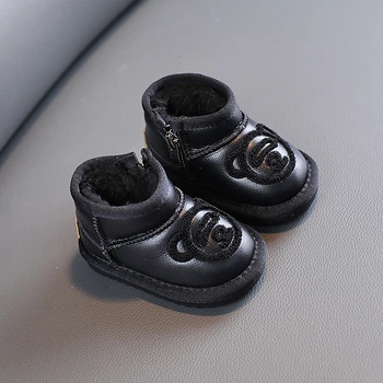 Угги детские с нашивкой спереди Baby Fashion Черный 16 17285